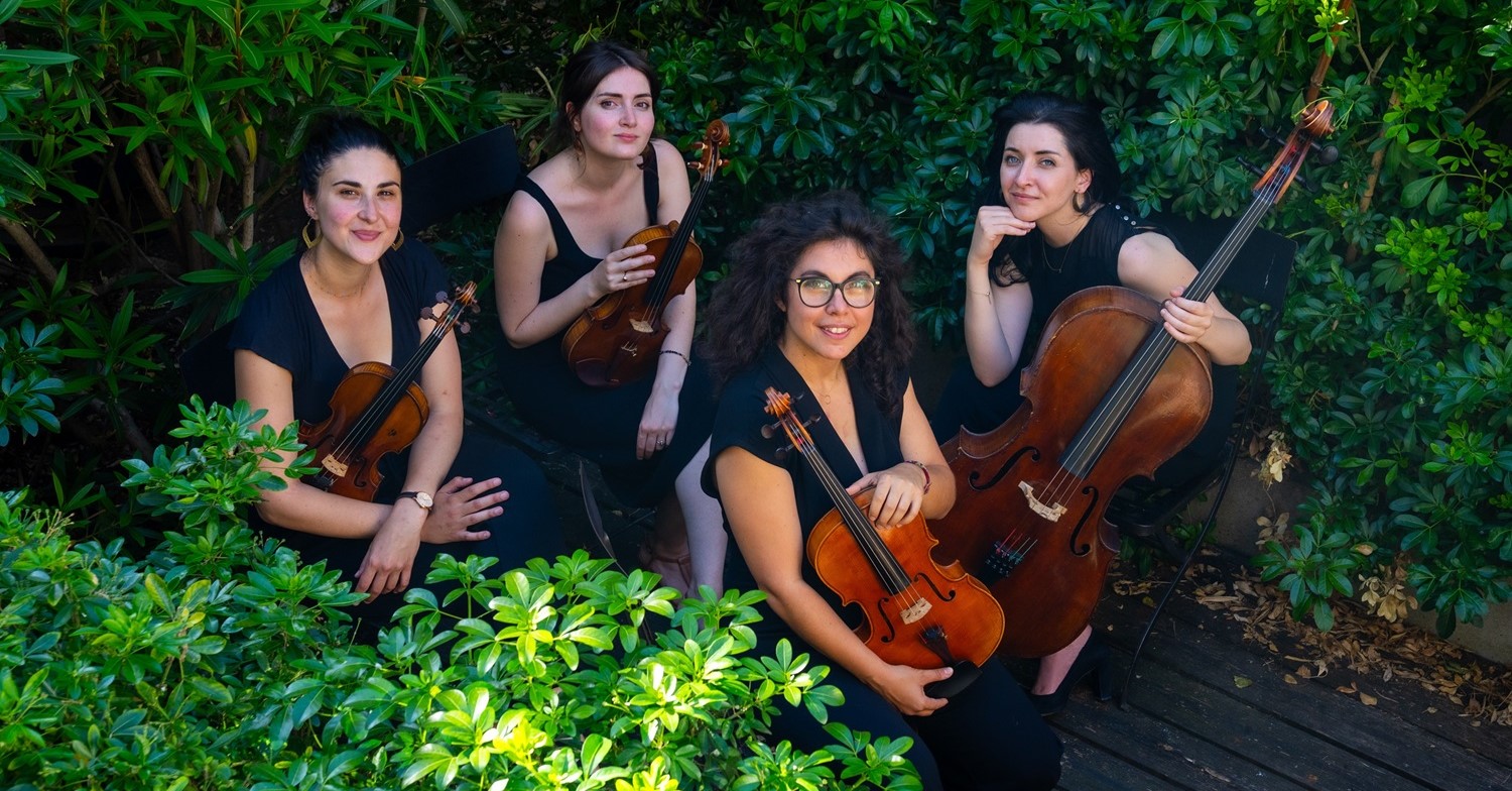 Photo principale des membres du quatuor